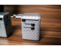 Verbatim Charge 'n' Travel 100W Adapter with retractable cable purple - 1484084 - zdjęcie 4